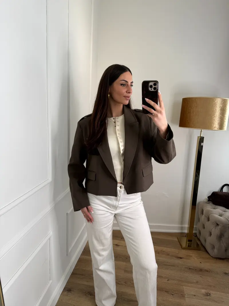 Don blazer jacket - bruin