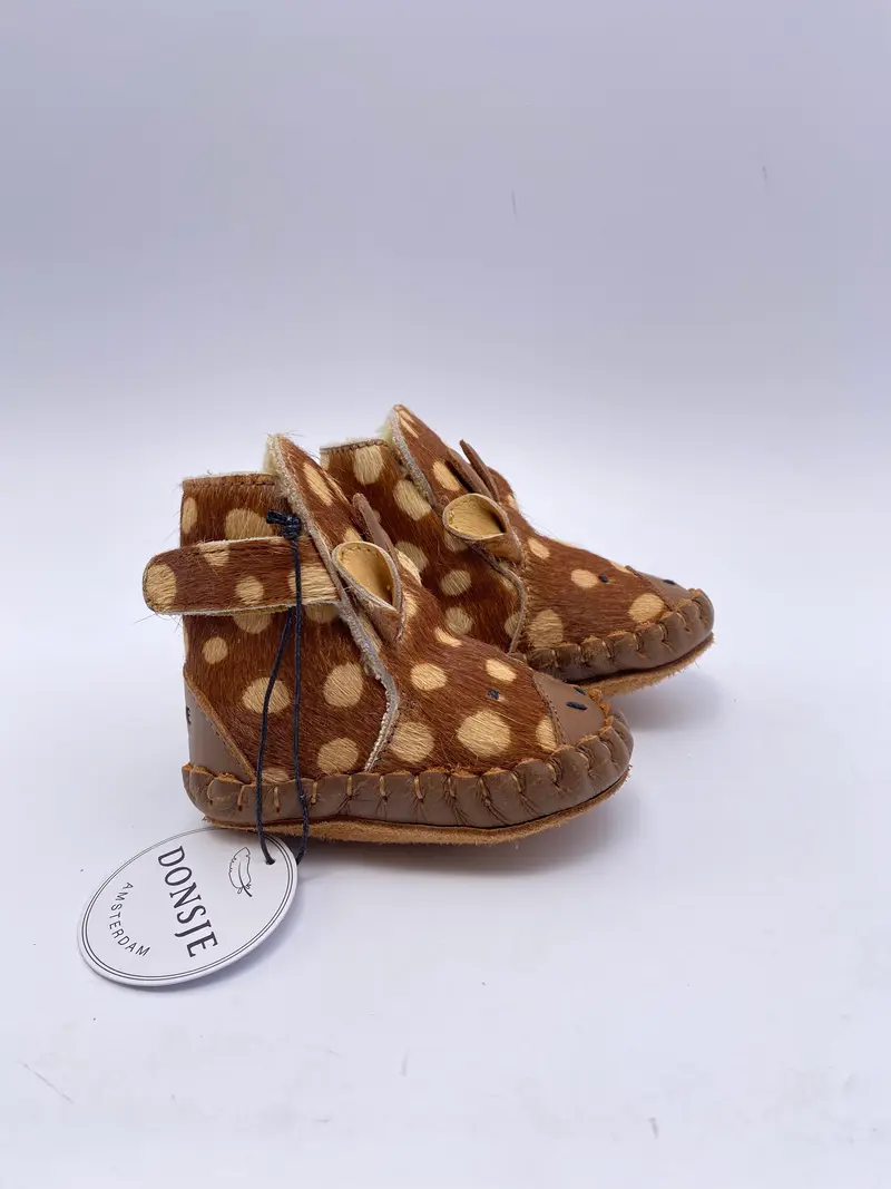 Donsje Amsterdam Giraffe brown spotted cow hair