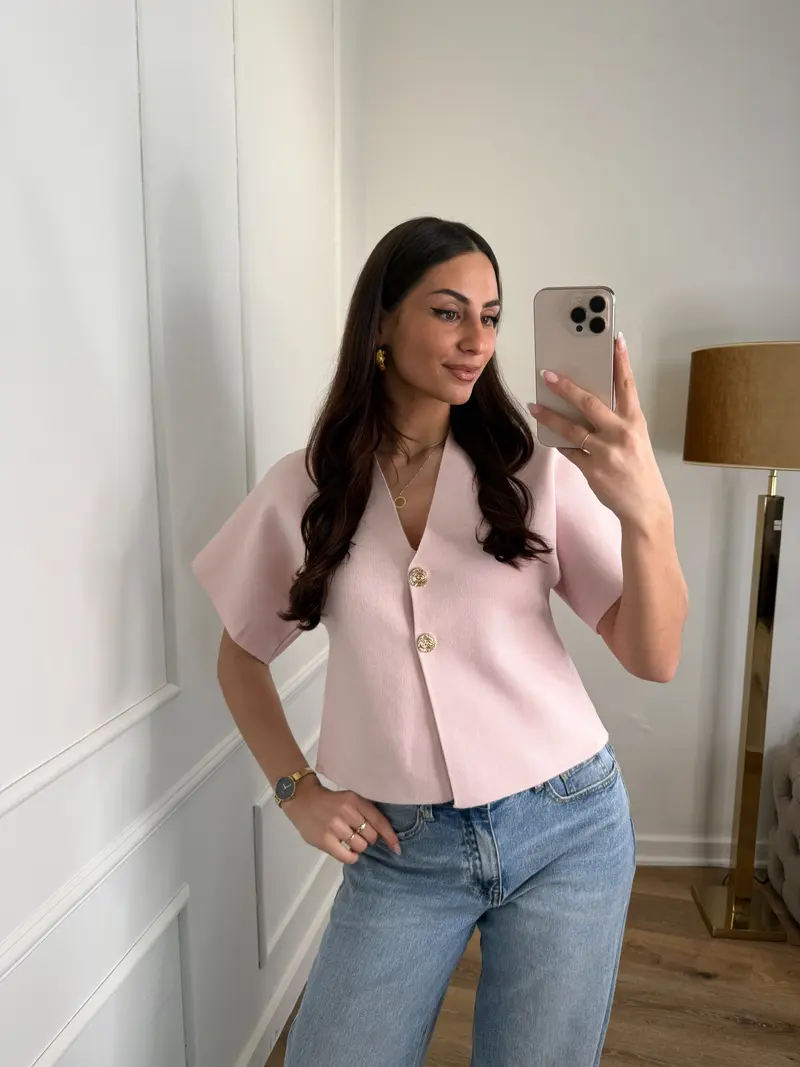 Dounia top - roze
