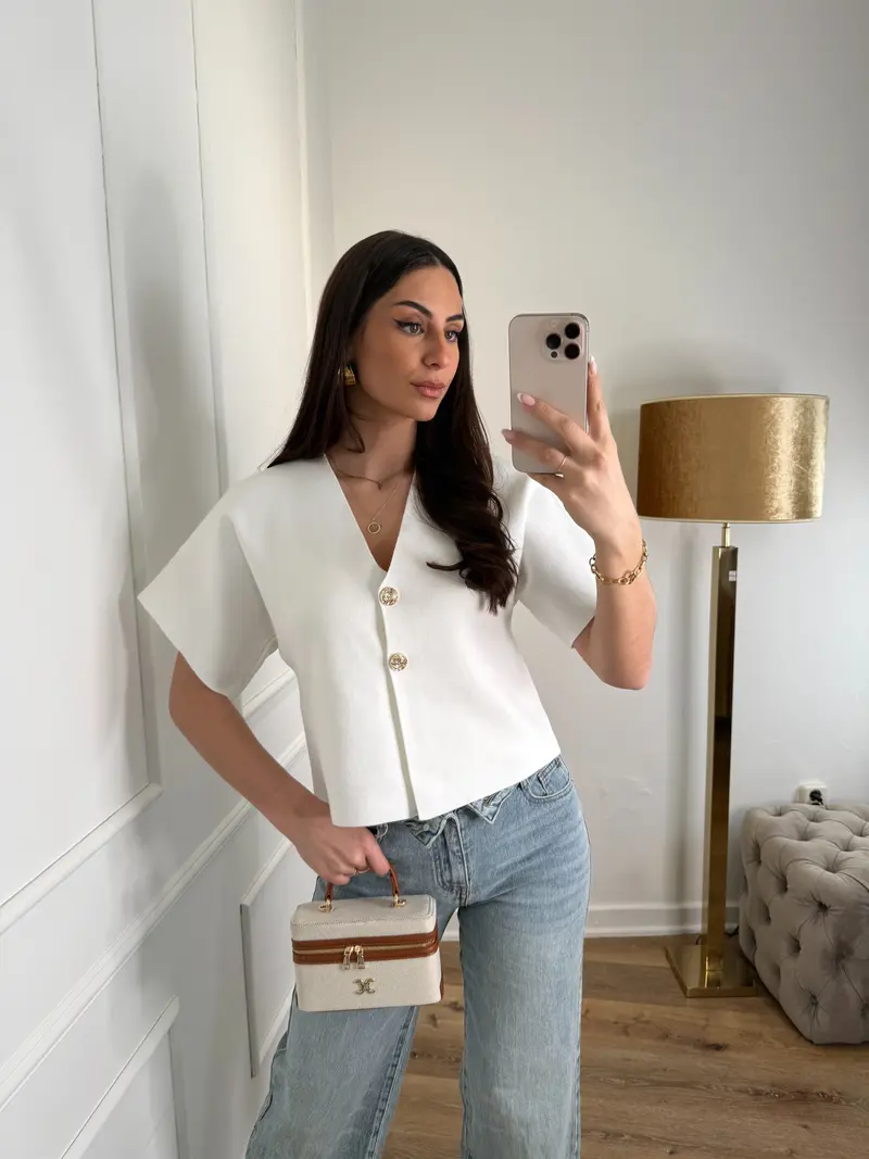 Dounia top - wit