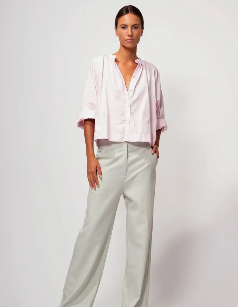 Dutchess gauche blouse light pink