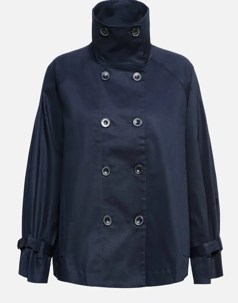 Dutchess pea coat korte trenchcoat navy