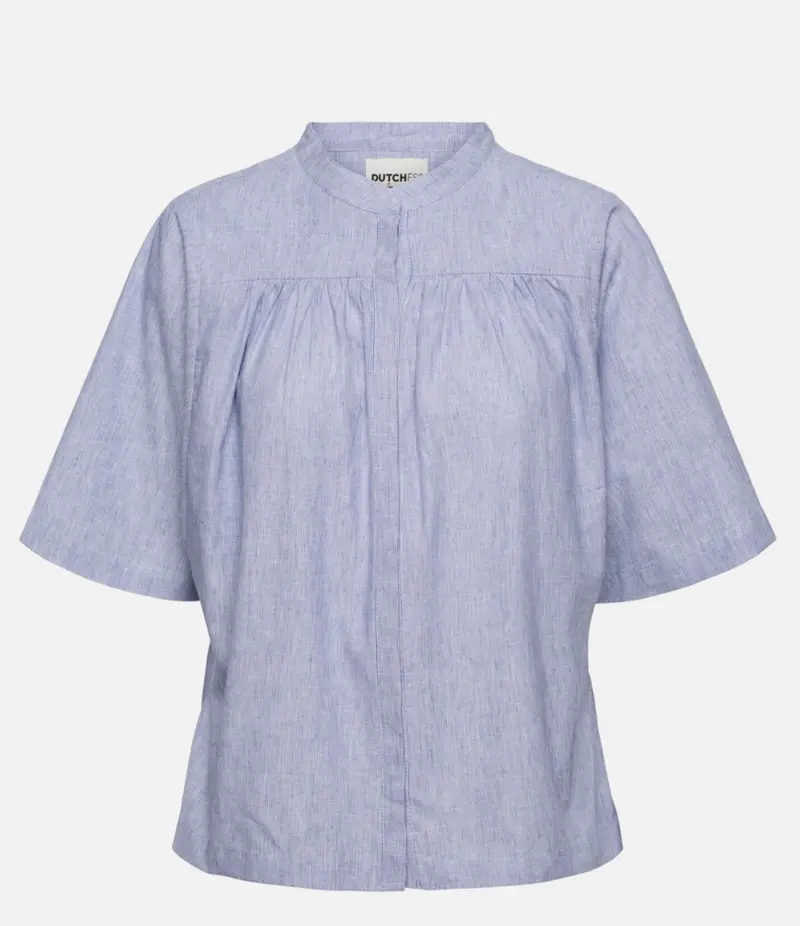 Dutchess solange top blue stripe