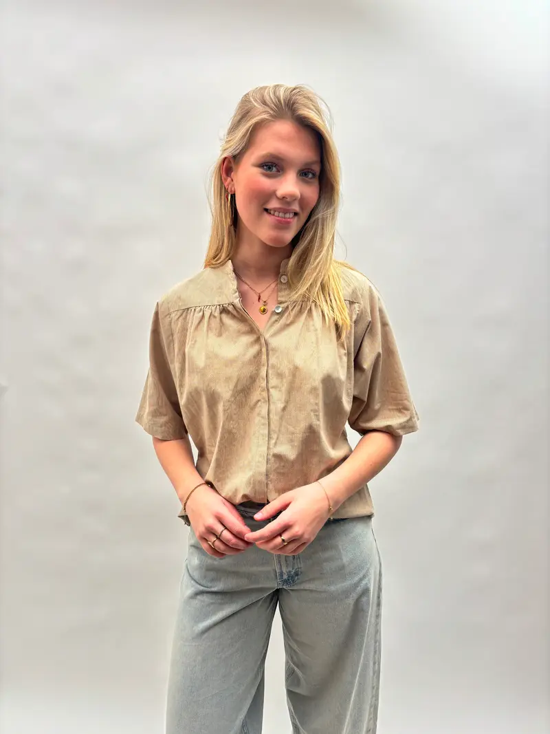 Dutchess solange top natural stripe