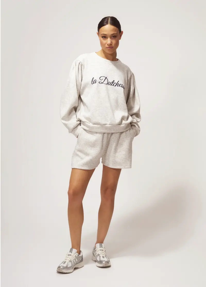 Dutchess sweat shorts grey melange