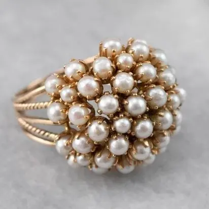 Eingelassene Perlenring | Shop Nory