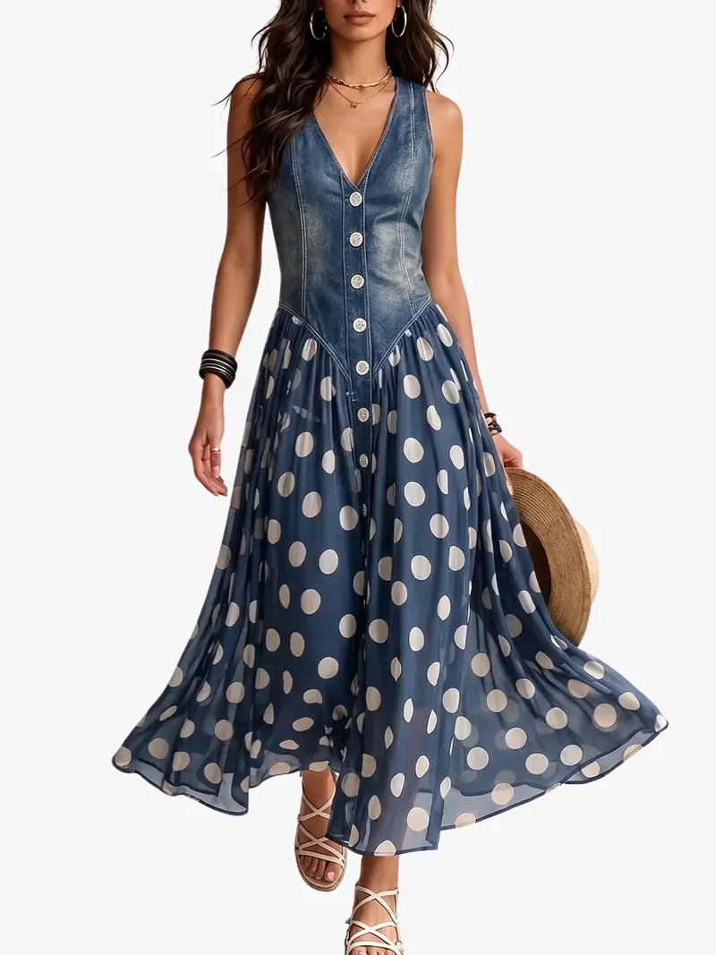 ELEGANT CHIFFON MIDI DRESS FOR WOMEN