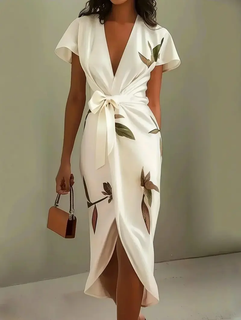 Elegant Wrap Dress