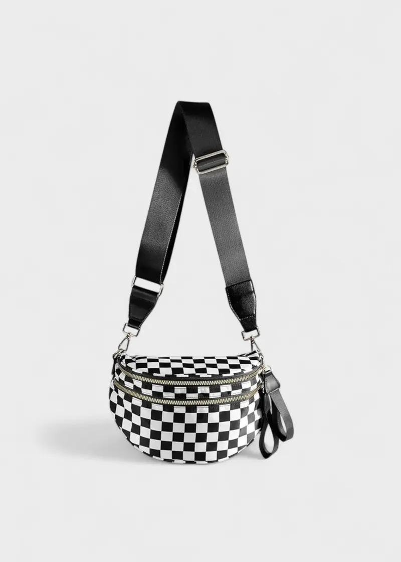 Elegante Gürteltasche aus echtem Leder für freihändige Mode