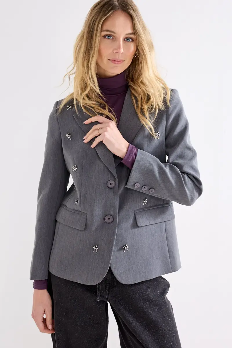 Embellished Blazer