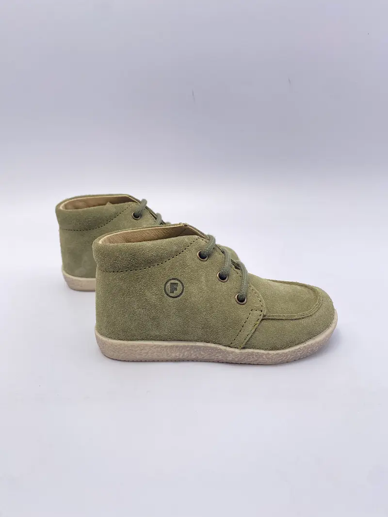 Falcotto bootschoentje ostrit suede militare