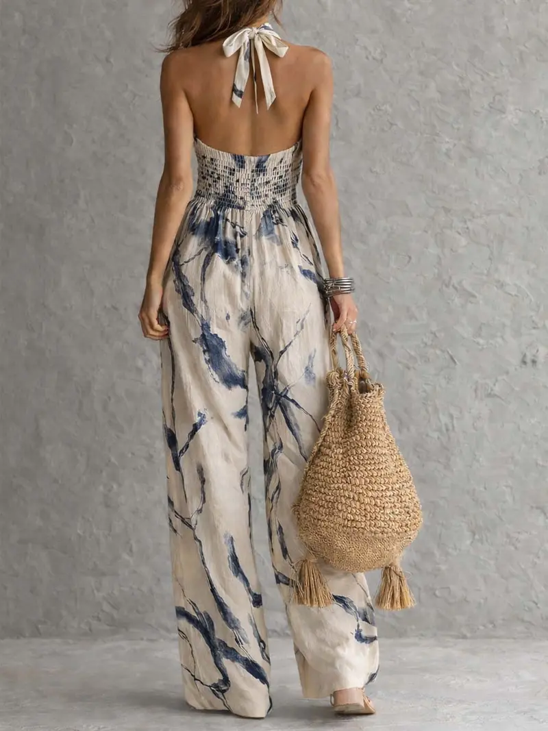 FENNA | Jumpsuit mit weitem Bein und Taschen