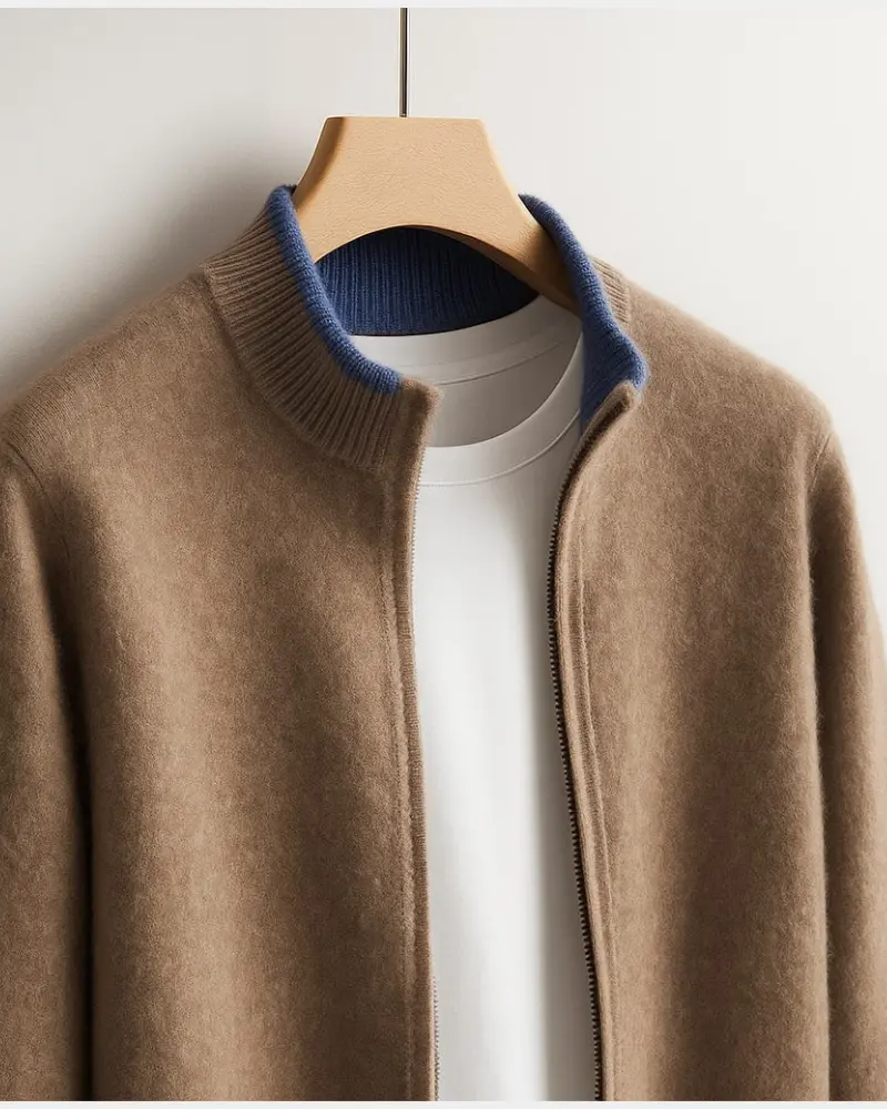 Finn | Herren Weihnachts-Cardigan mit italienischem Schnitt