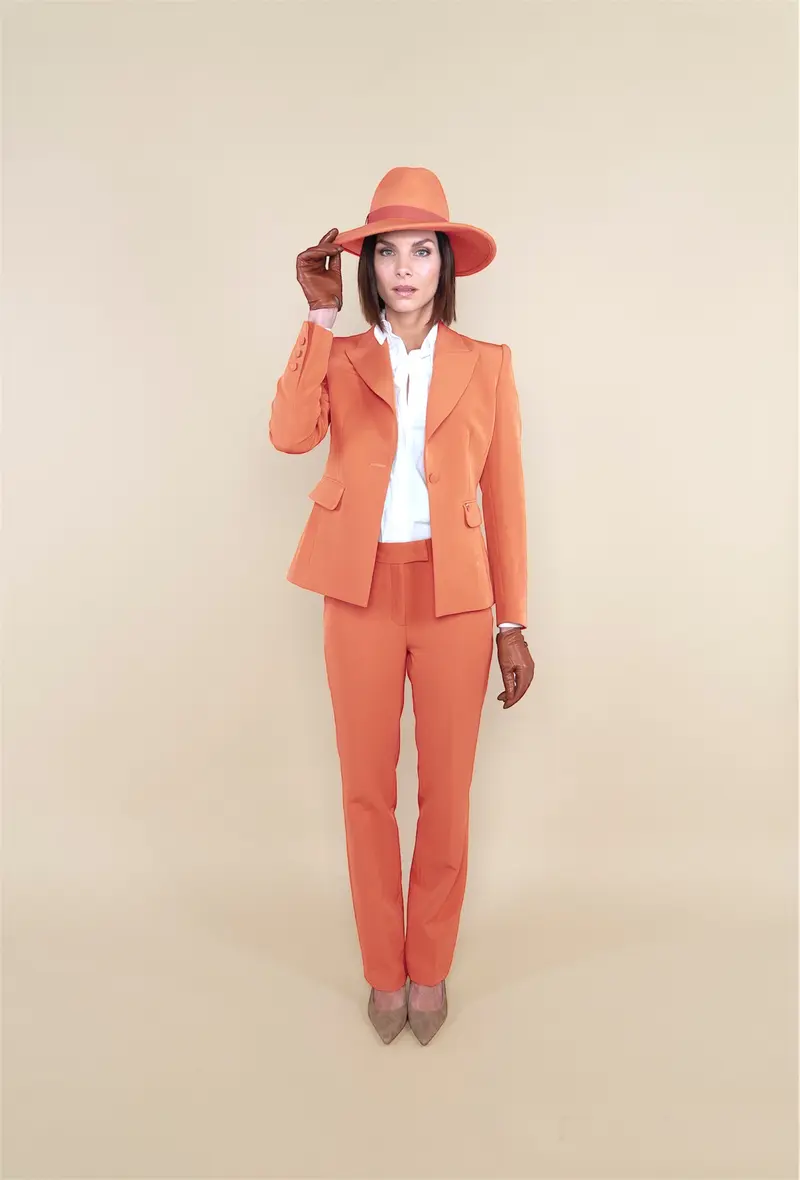 - FLAIR TROUSER - peach