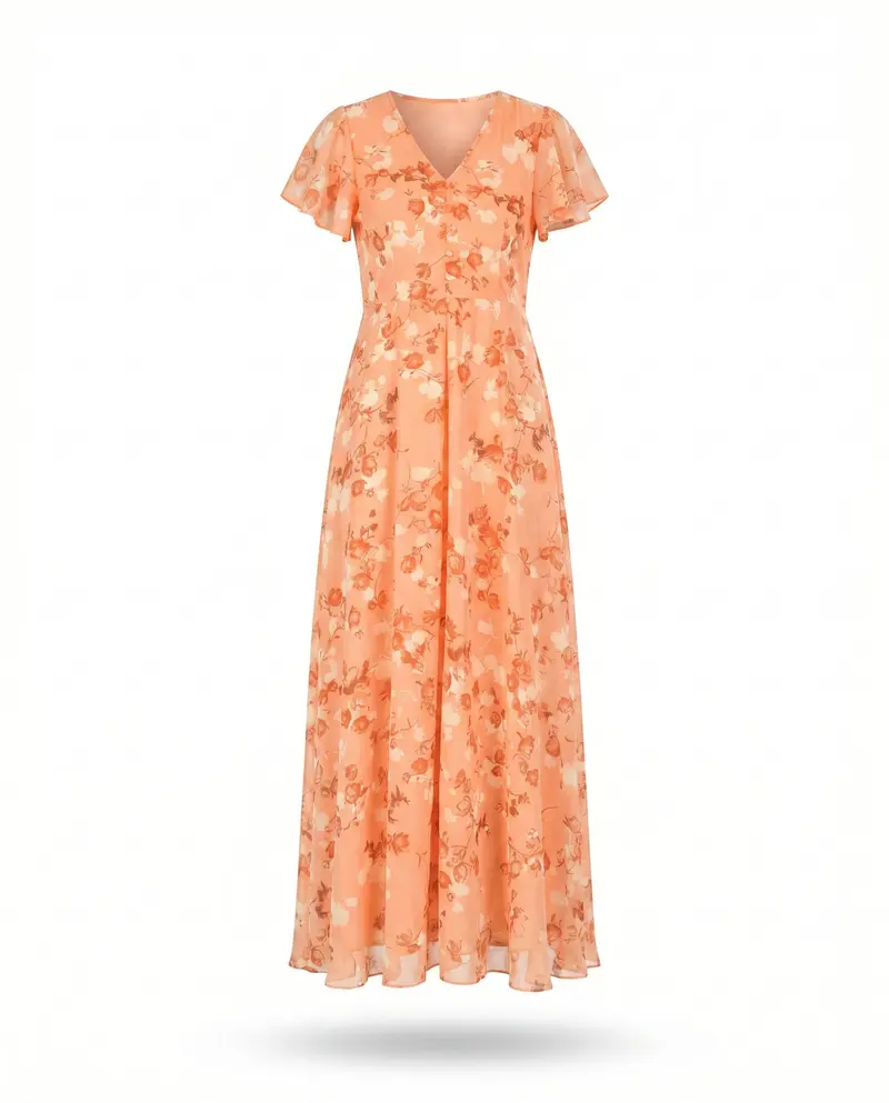 Floating Wrap Dress