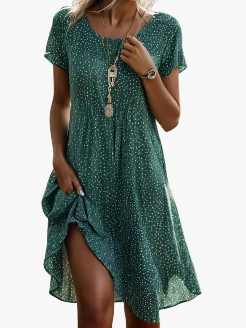 FLOWING MIDI DRESS FOR WOMEN