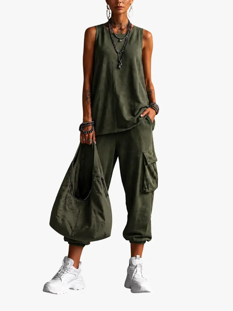 FLOWING TWO-PIECE SET FOR WOMEN