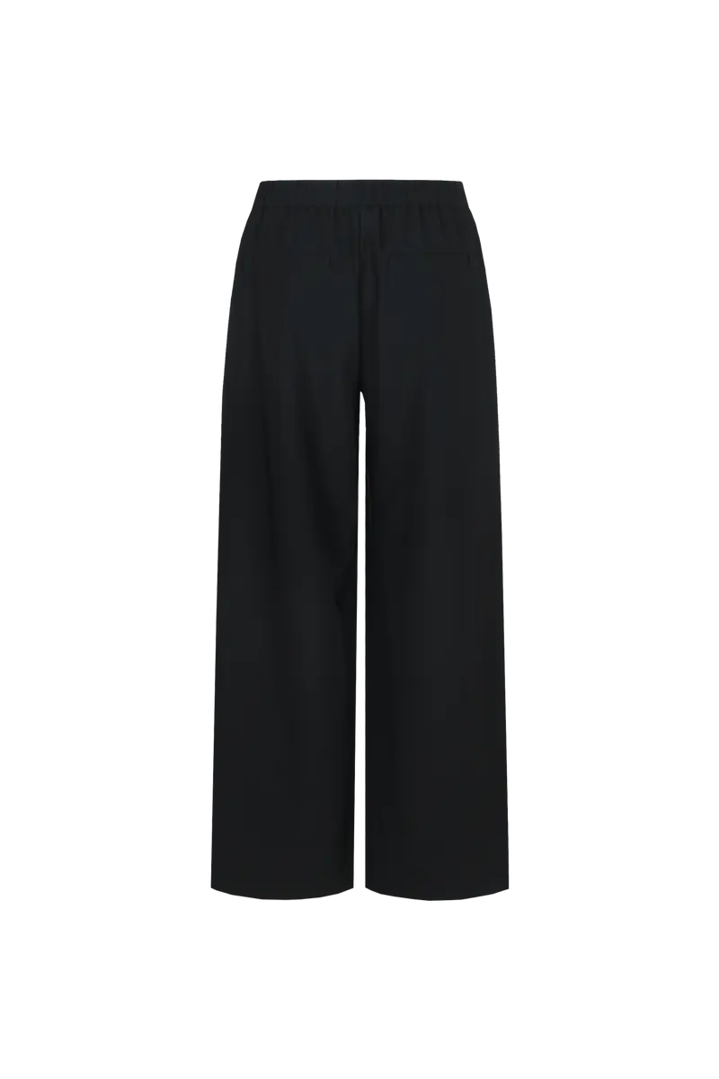 Fluresk travel stof broek zwart model Samara pants black
