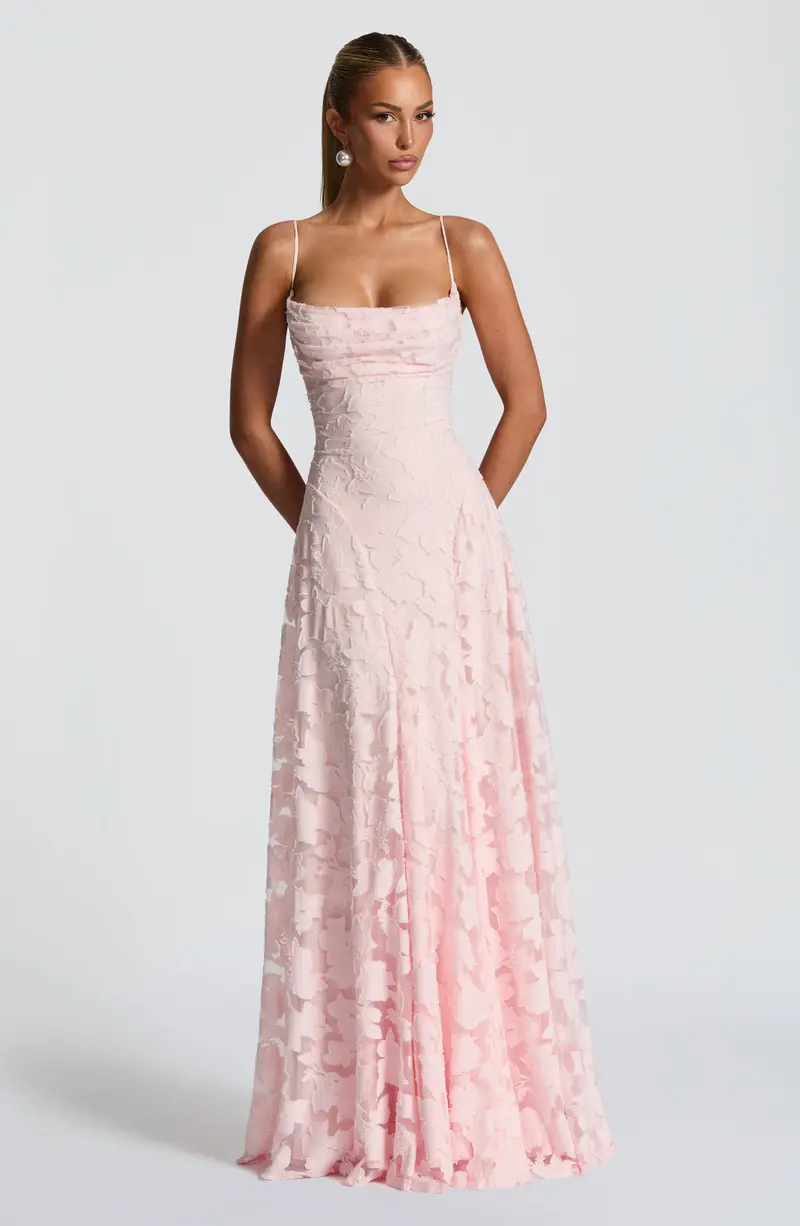 Francisa | Maxi Dress with Lace Corset