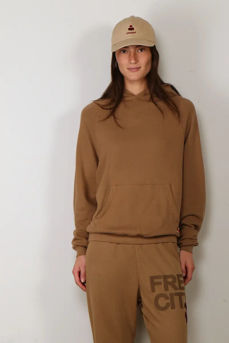 FREE CITY - Hoodie - Basic Goodness LT Terry Fluff- Bronzer