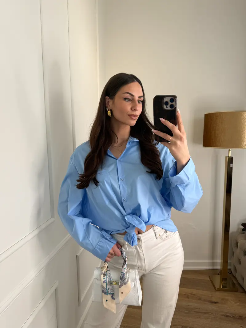 Gaby blouse - blauw