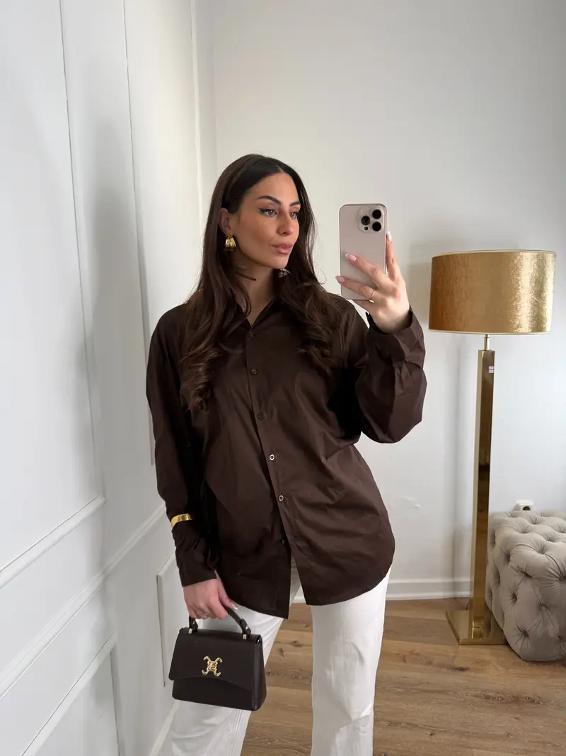 Gaby blouse - bruin
