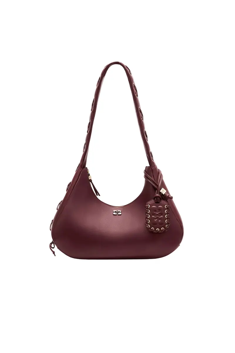 GANNI Bag Hobo medium laces