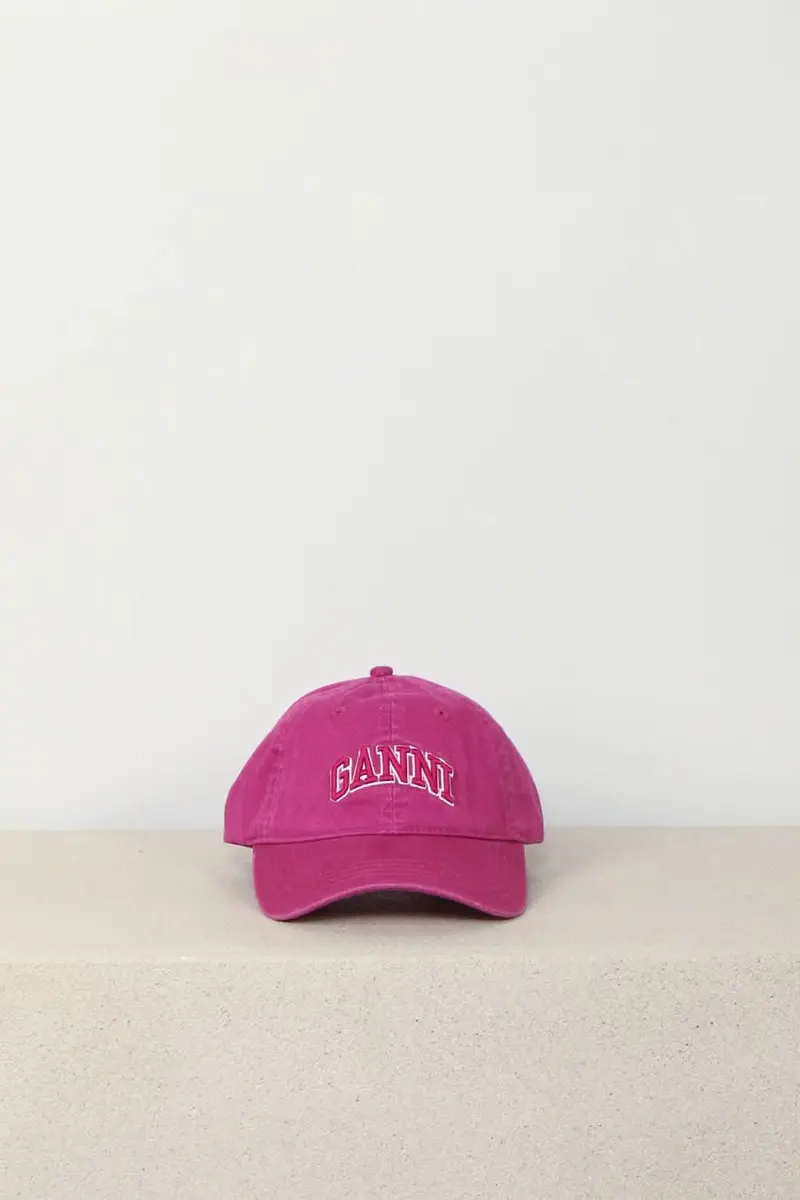 Ganni - Pet - Cap Hat - Boysenberry
