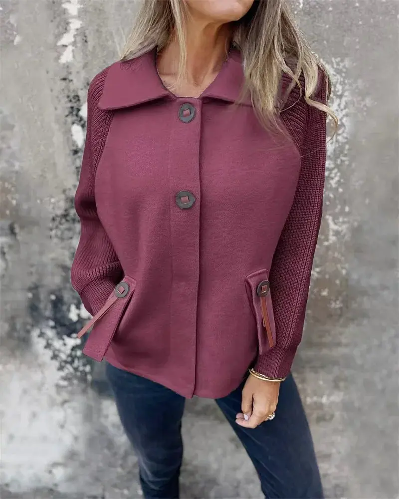 Gemütliche leichte Damenjacke für Herbst und Winter