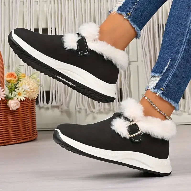 Gemütliche wasserdichte Winter-Schneestiefel für Damen