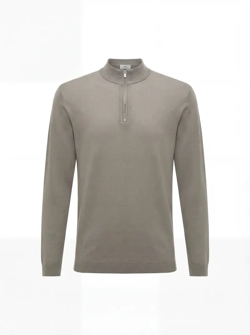 GENTILUOMO Pull Turtle Zip LS Brown