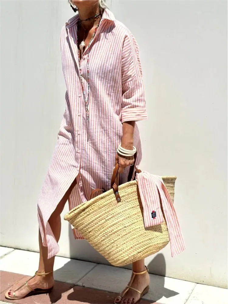 GÉRALDINE | LIGHTWEIGHT AND STYLISH STRIPED DRESS