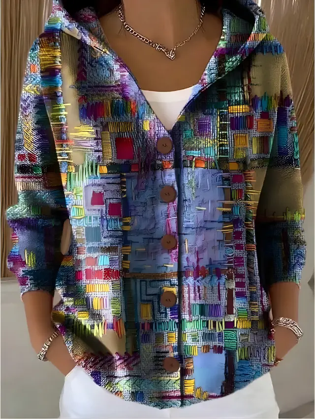 Gillian™ Artistic Warm Long Cardigan