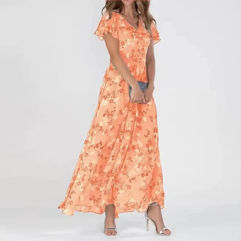 Glamorous dress that covers the belly