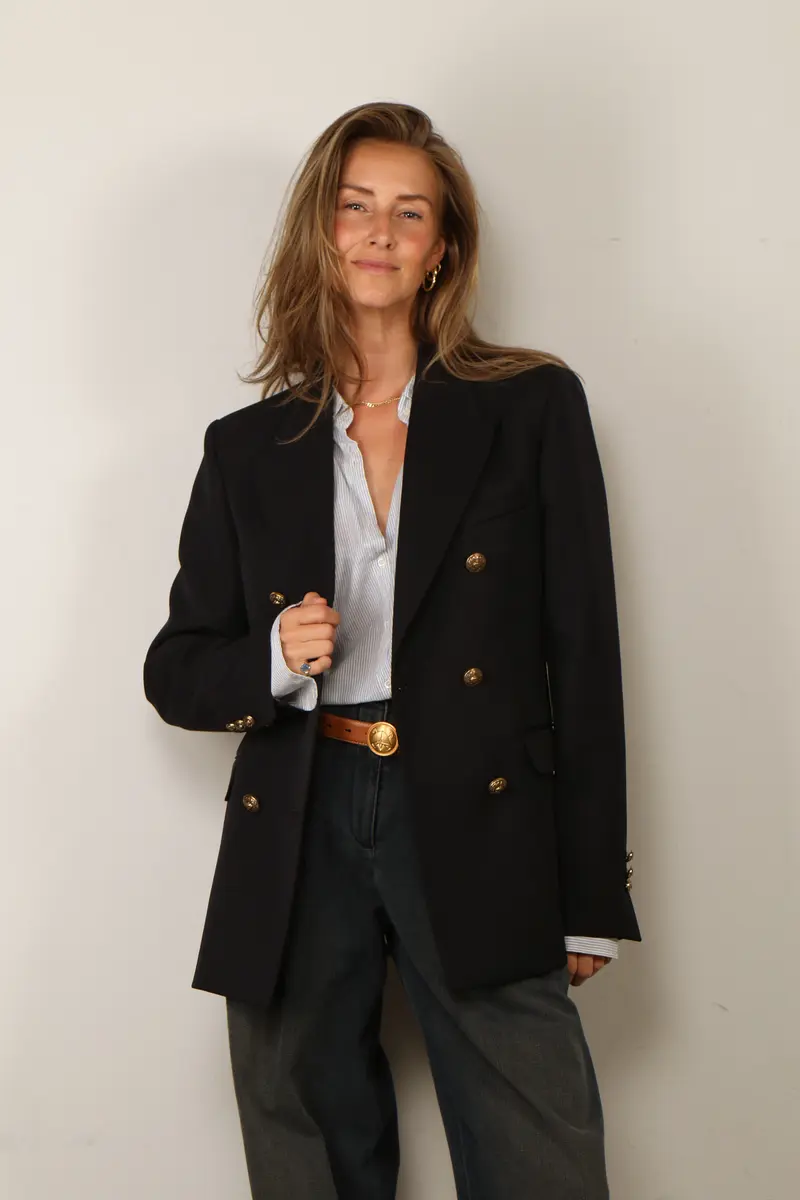 Golden Goose - Blazer - Double Breasted Blazer Diva Wool - Dark Blue