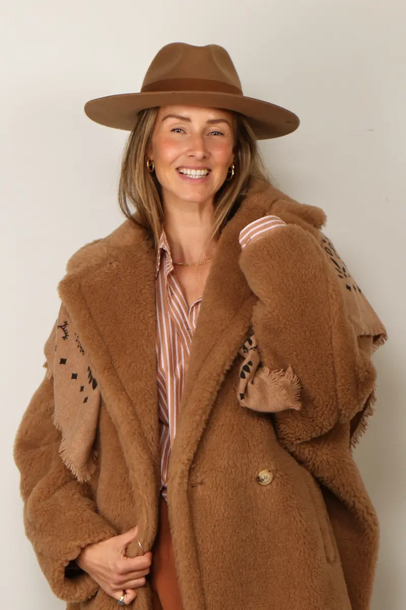 Golden Goose - Hoed - Fedora Flat Brim Hat - Ermine