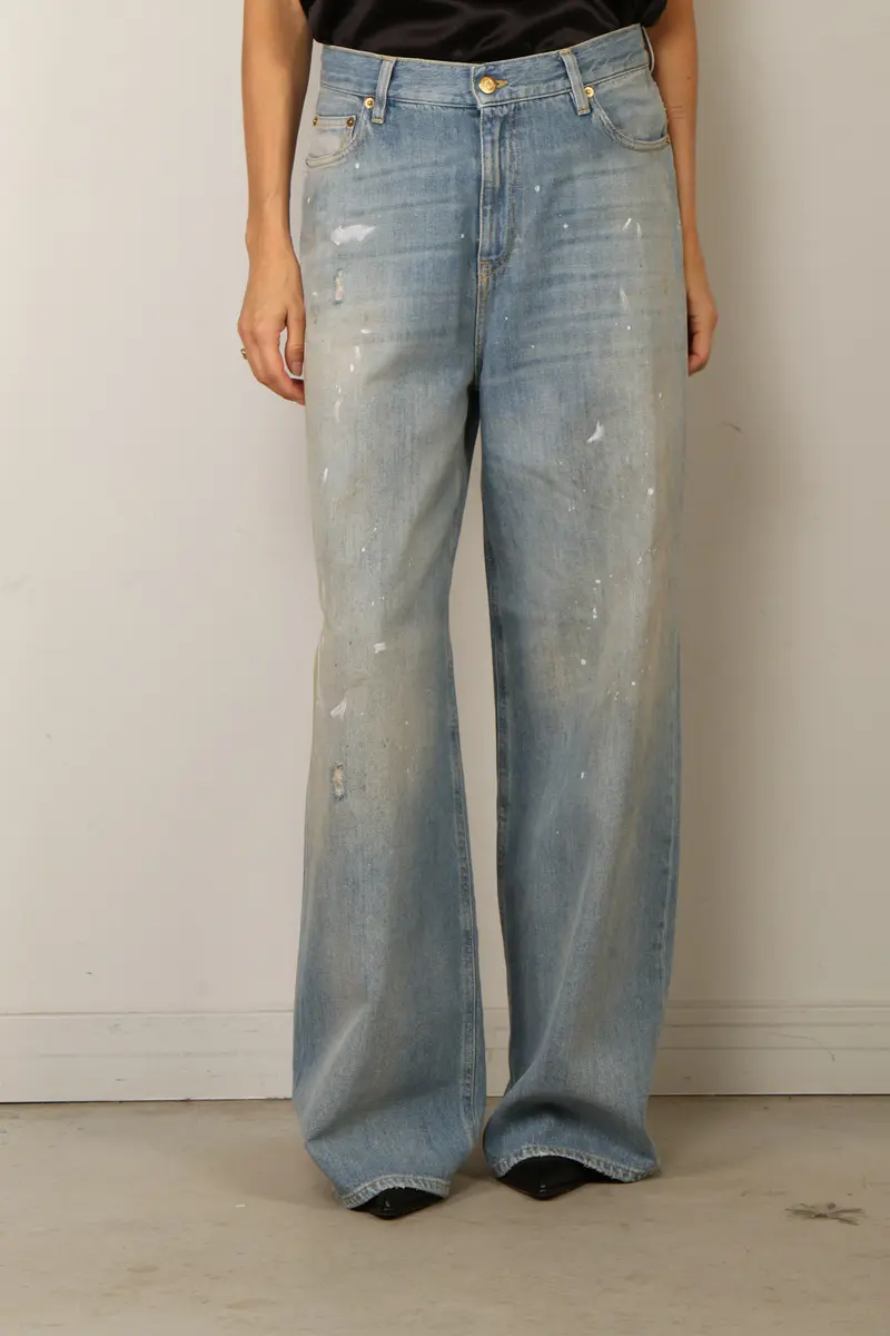 Golden Goose - Jeans - Journey W's Melody Boyfriend Accademy Wash - Blue