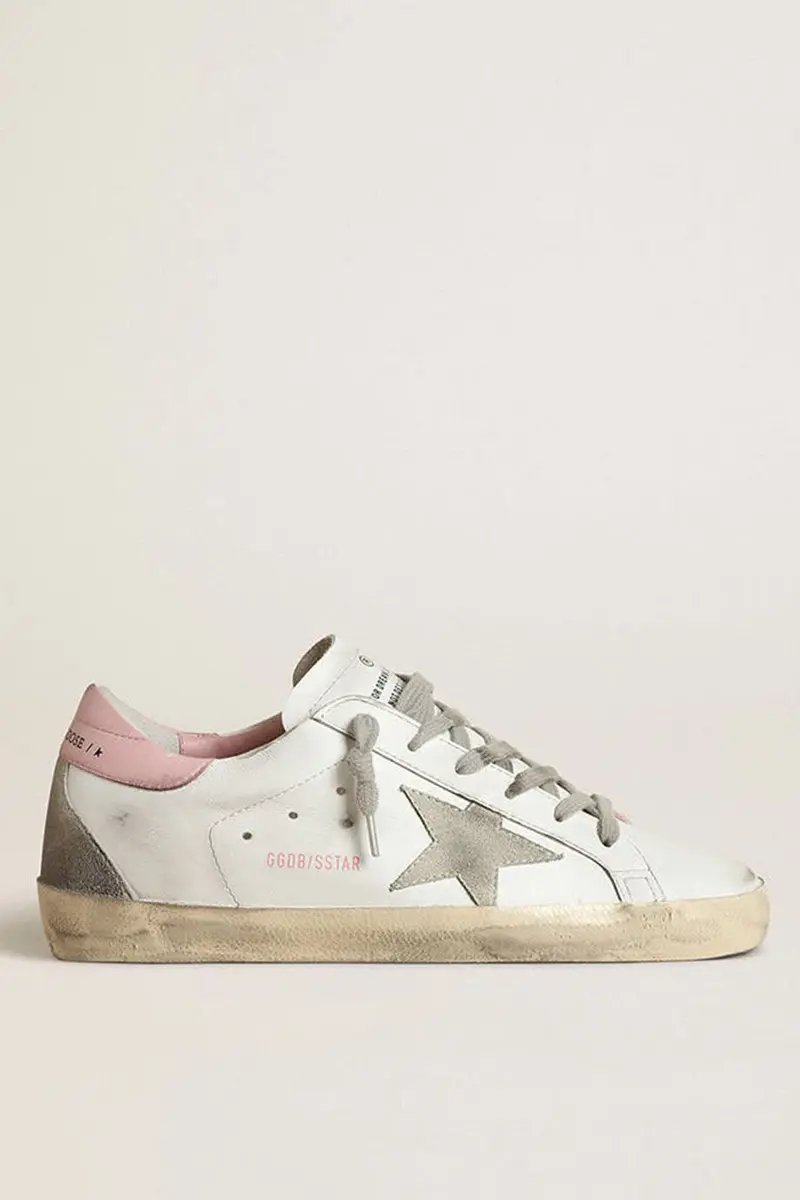 Golden Goose - Sneakers - Super Star - White / Ice / Light Pink
