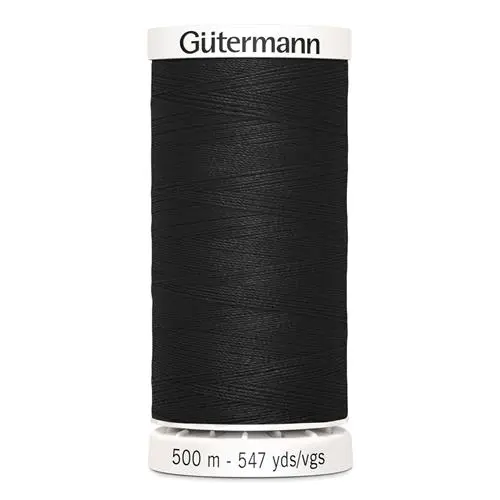Gütermann 500m Allesnaaigaren 000 Zwart
