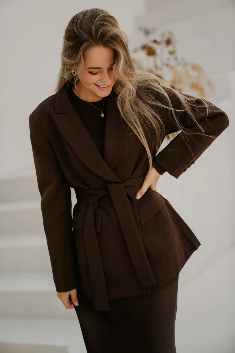 Guusje blazer brown
