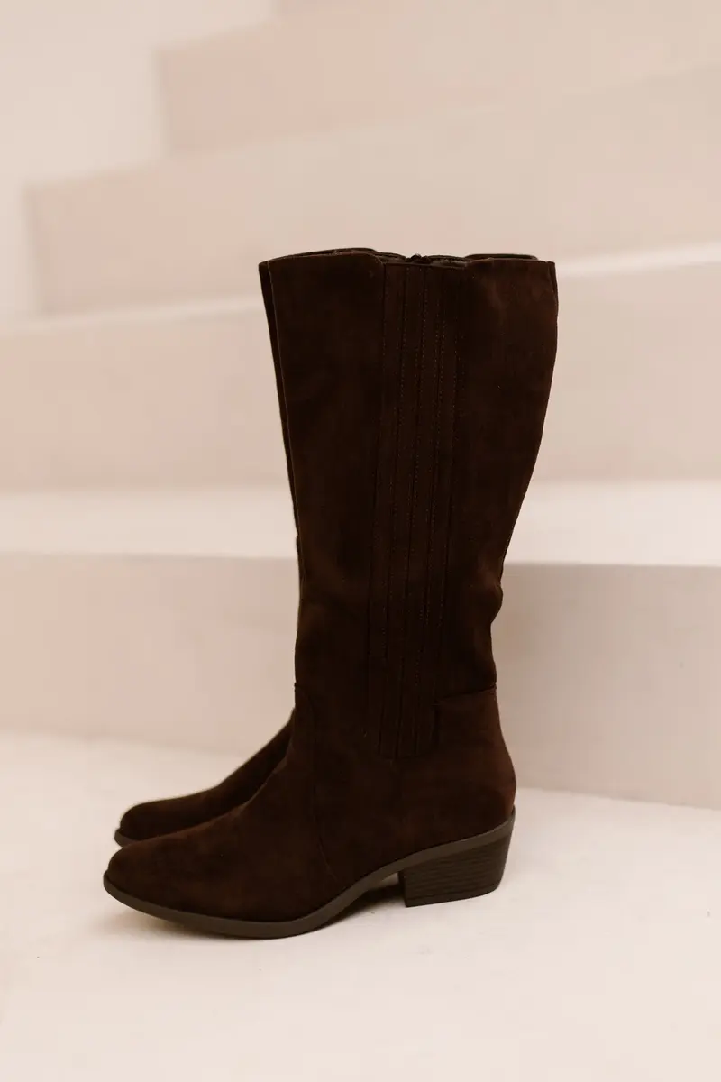 Haarlem Suede Boots Brown