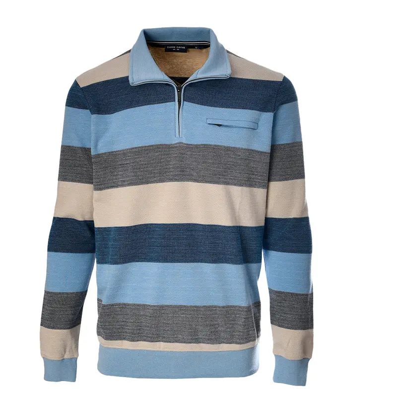 Half-Zip Gestreepte Sweater