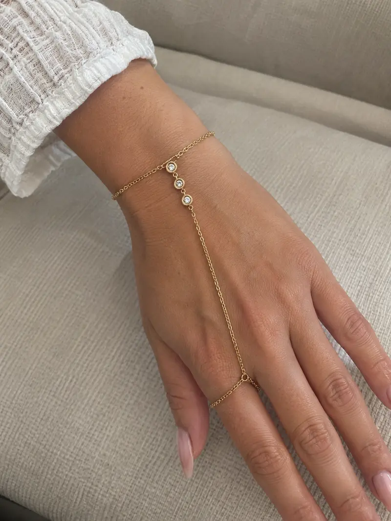 Hand chain H001 goud
