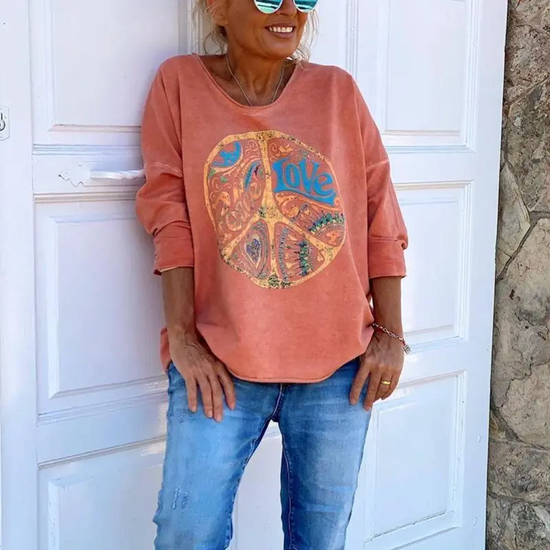 Happy Days™ | Retro Peace Sign Sweatshirt