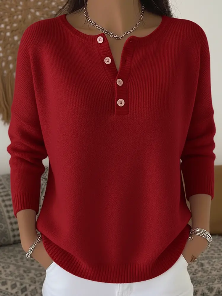 Harper Lane | Calm Button-Up Jumper