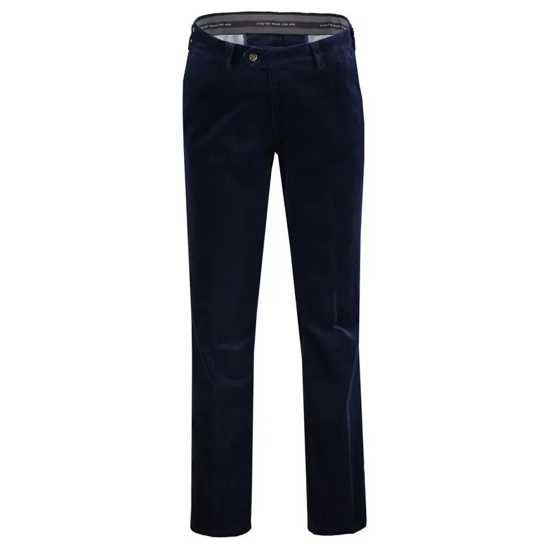 Herenpantalon Rib Donkerblauw