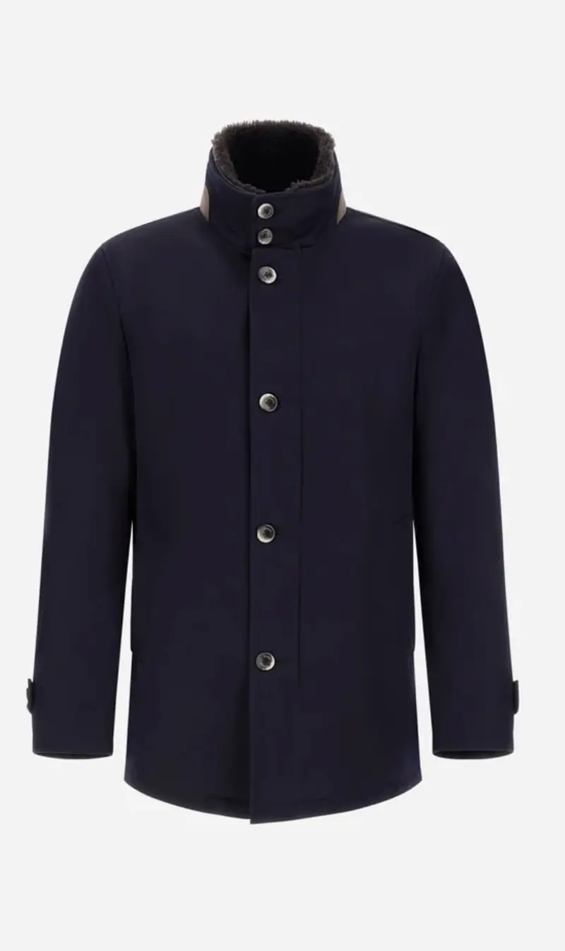 HERNO Coat Carcoat Con Collo in Montoncin