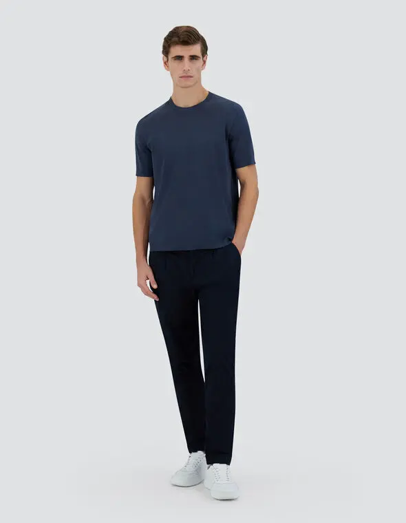 HERNO T Shirt Men's Knitted T-Shirt Blu