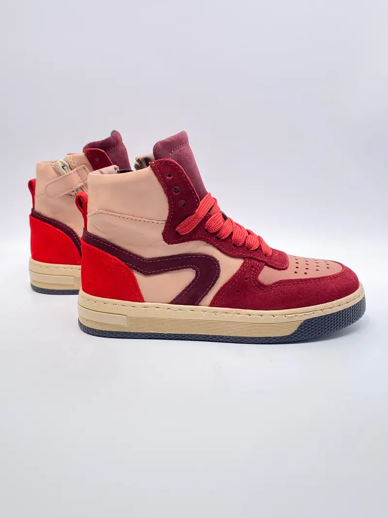 Hip H1301 Bordo combi hoge sneaker