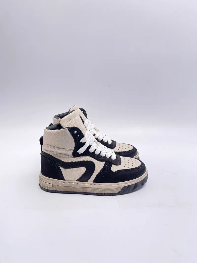 Hip H1301 hoge sneaker zwart wit